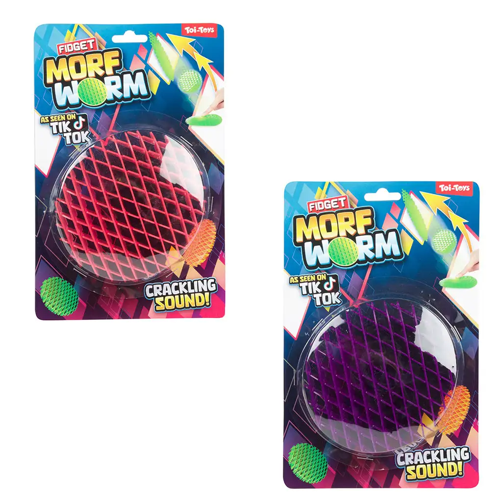 Morf Fidget Worm stresszoldó játék többféle változatban 1db kép 3