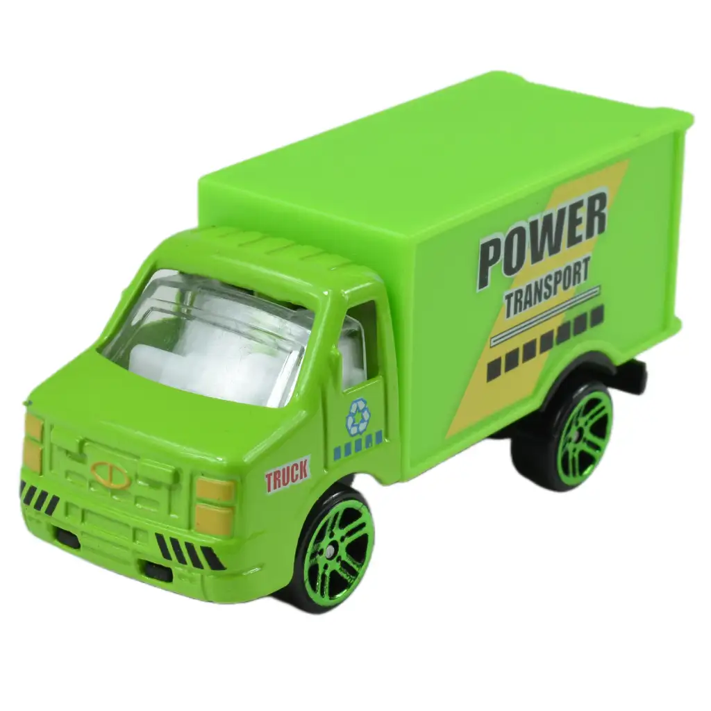 Greening Car: Hulladékszállító teherautók 6 db-os szett kép 6