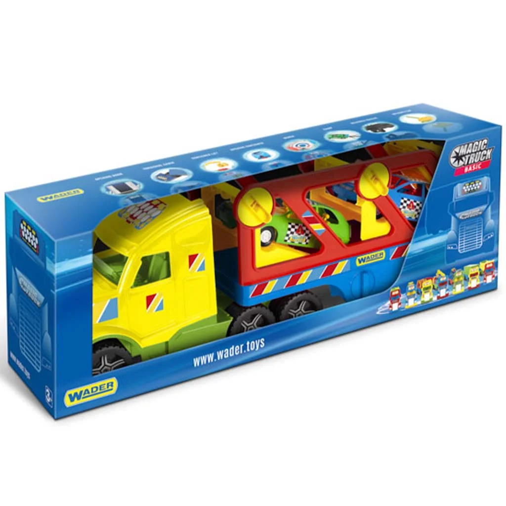 Magic Truck Basic Kamion sportautókkal - Wader