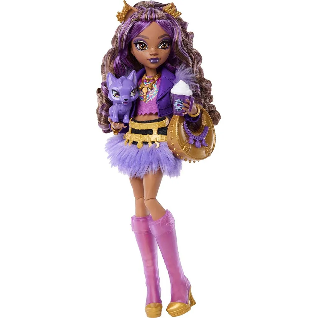 Monster High Clawdeen Wolf baba kiegészítőkkel - Mattel kép 4
