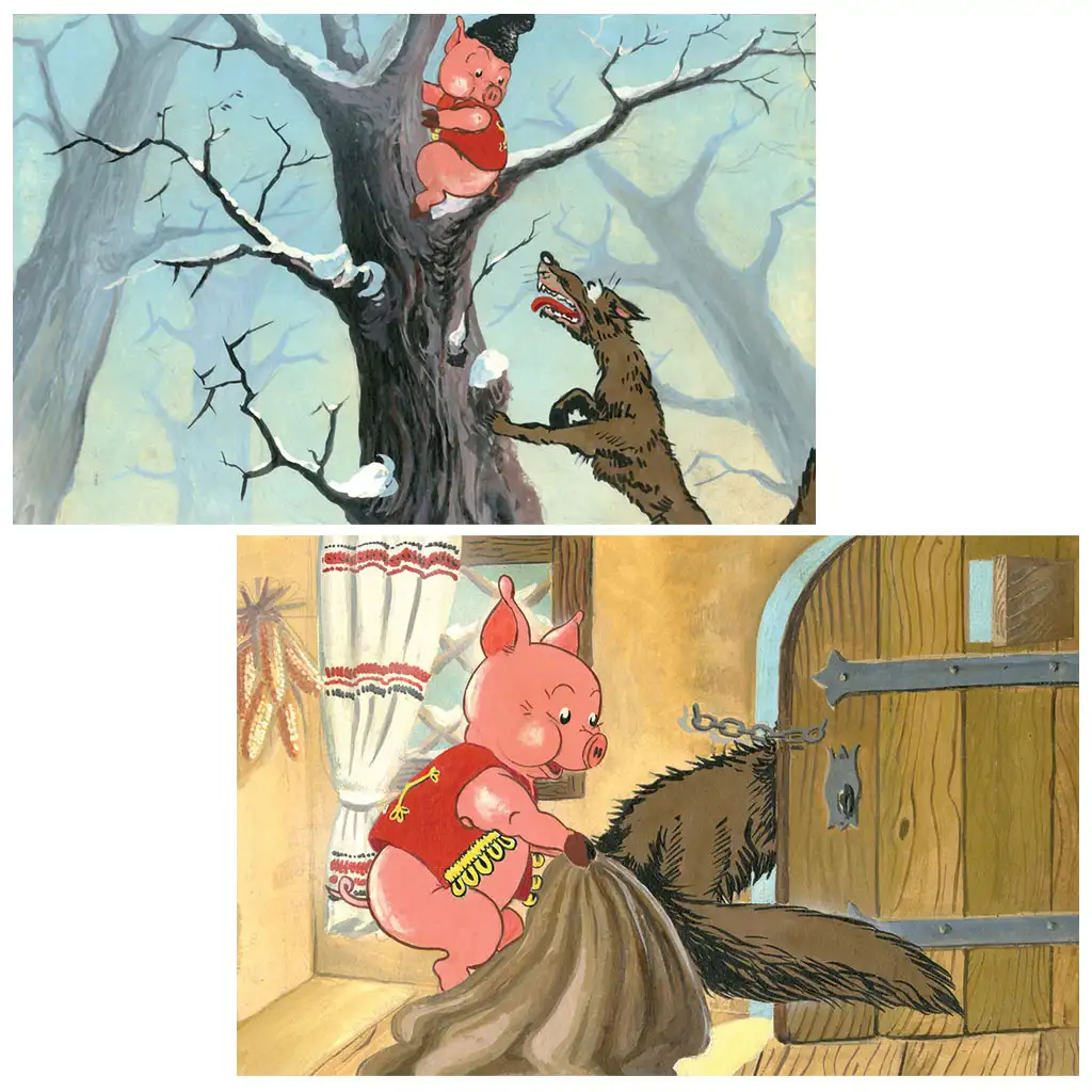 Móricz Zsigmond: Kismalac meg a farkasok diafilm kép 2