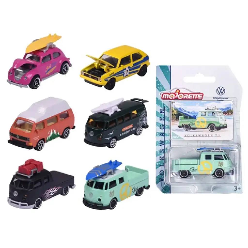 Simba Majorette: Prémium Volkswagen fém autómodell többféle változatban 1/64 - Simba Toys