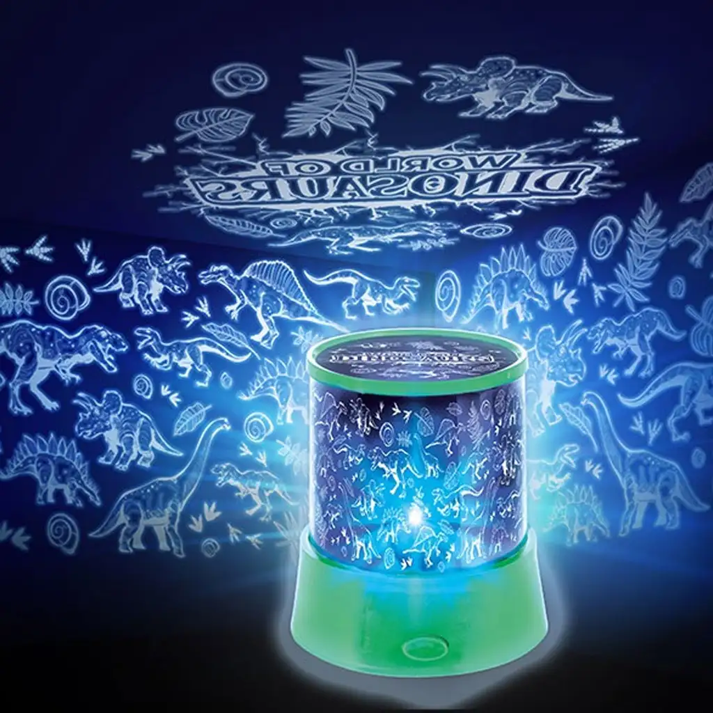Glow N Fun projektoros lámpa dinós mintával kép 3