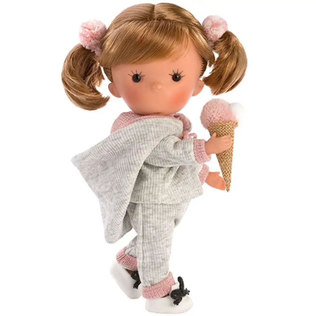 Llorens: Miss Minis Pixi Pink 26cm-es baba fagyival