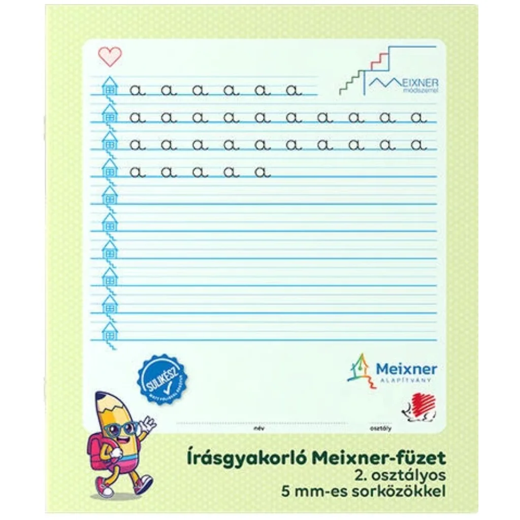 ICO: Süni Írásgyakorló Meixner-füzet 2. osztályos 5mm sorközökkel