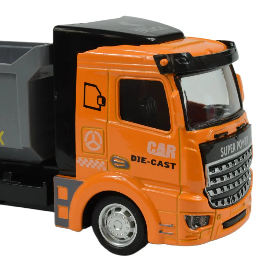 Truck Driver: Lendkerekes billencses teherautó 19cm kép 6