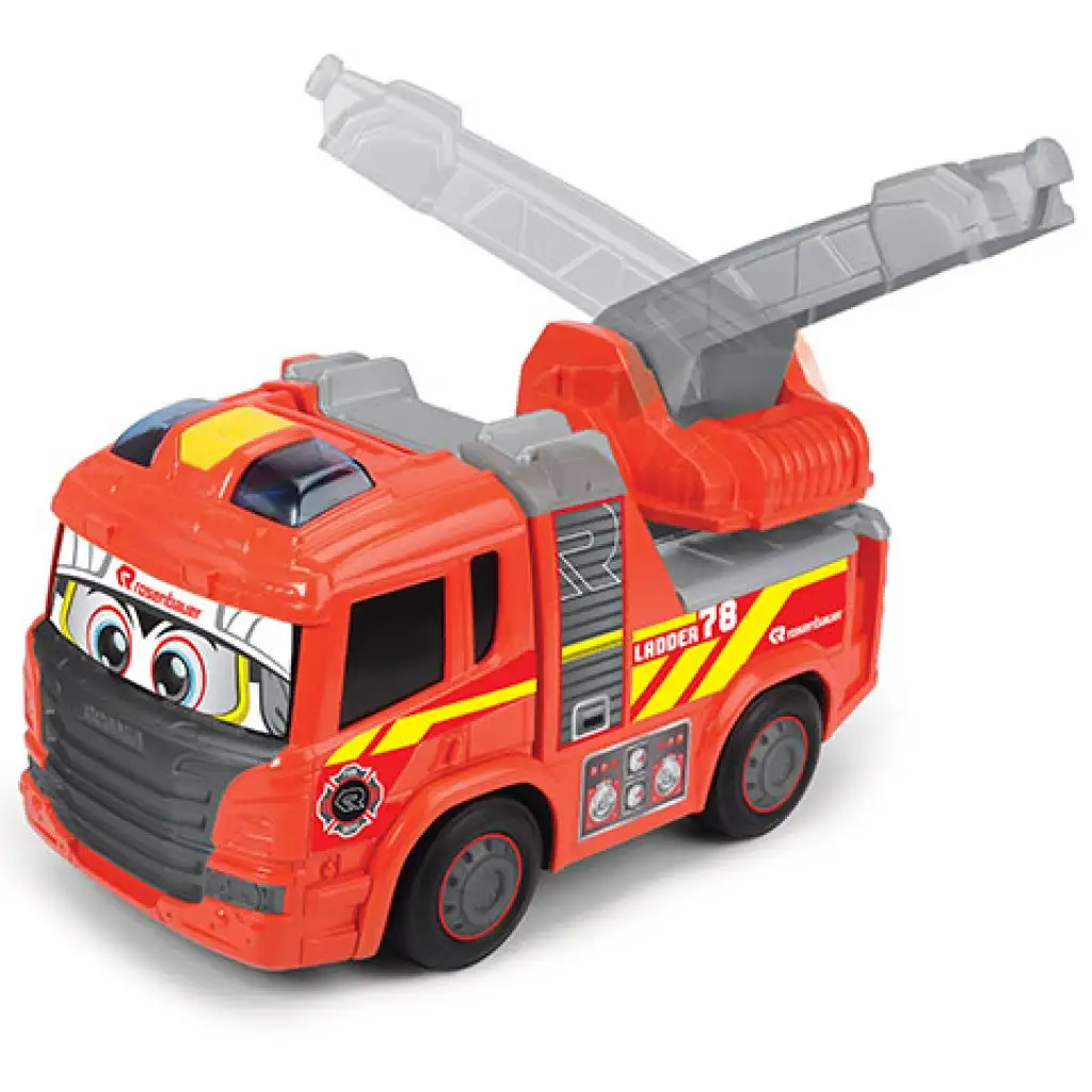 ABC Fredy Fire tűzoltóautó fénnyel és hanggal 25cm - Simba Toys kép 4