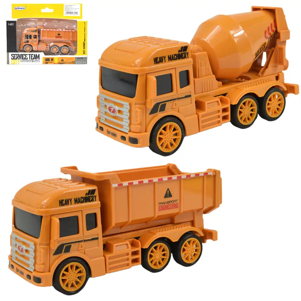 Service Team: Építőipari teherautó munkagép kétféle változatban 13cm