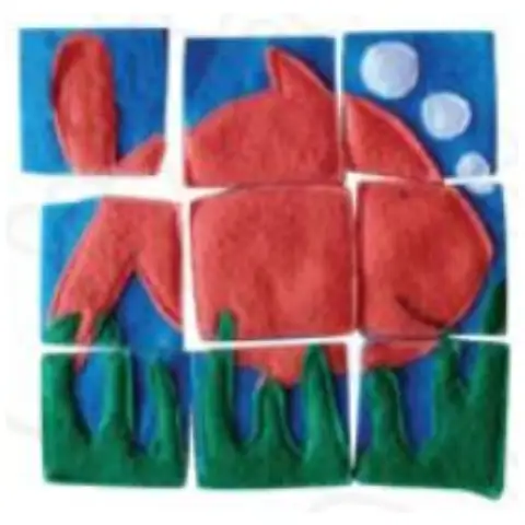 Színes filclapok 20x30cm 10db-os szett kép 2