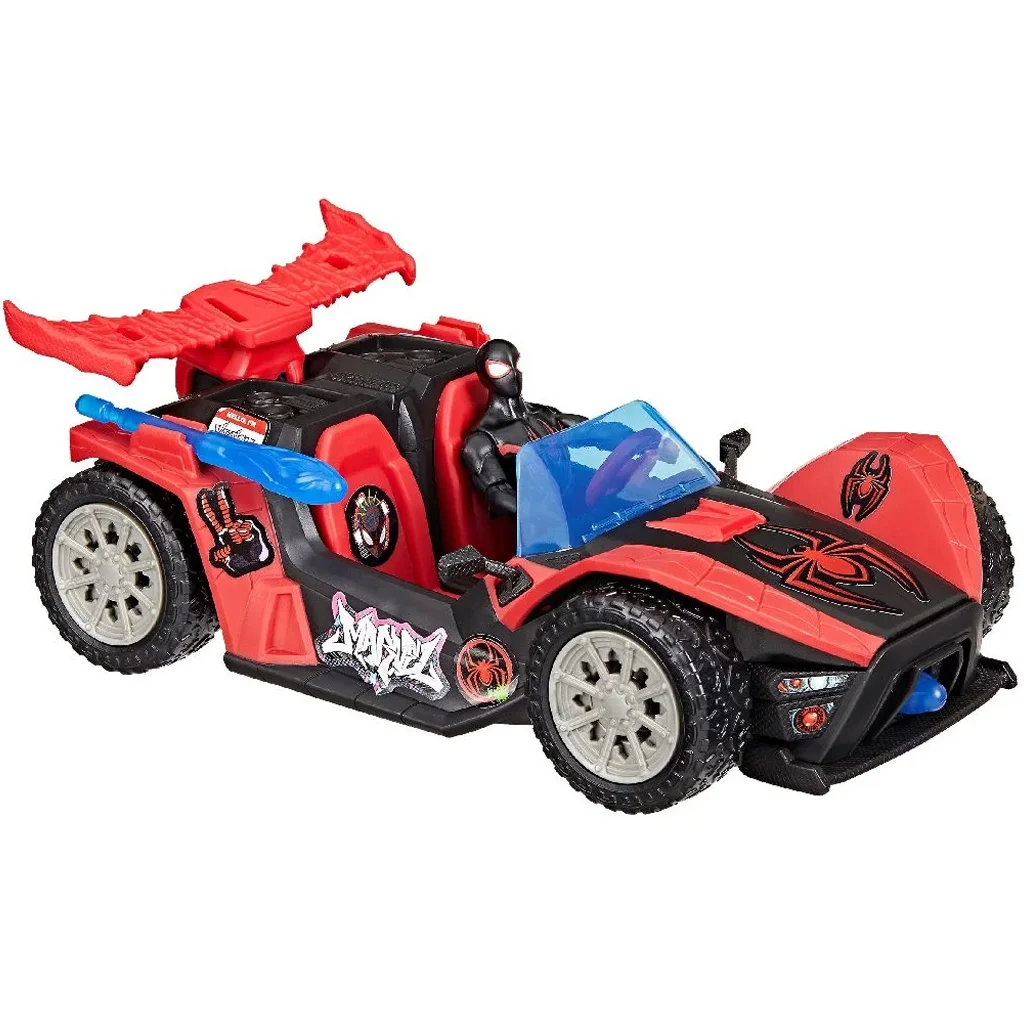VenomVersus Miles Morales Remix Blast Racer autó figurával - Hasbro kép 3