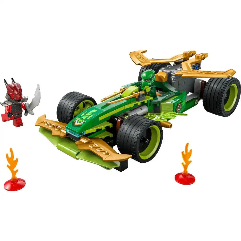 LEGO® Ninjago: Lloyd hátrahúzhatós versenyautója (71828) kép 5