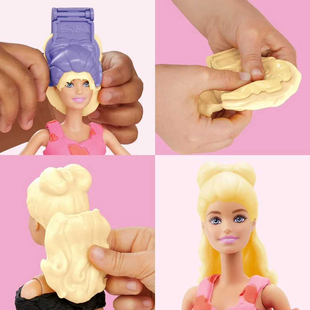Play-Doh: Barbie divatbemutató gyurma szett - Hasbro kép 4