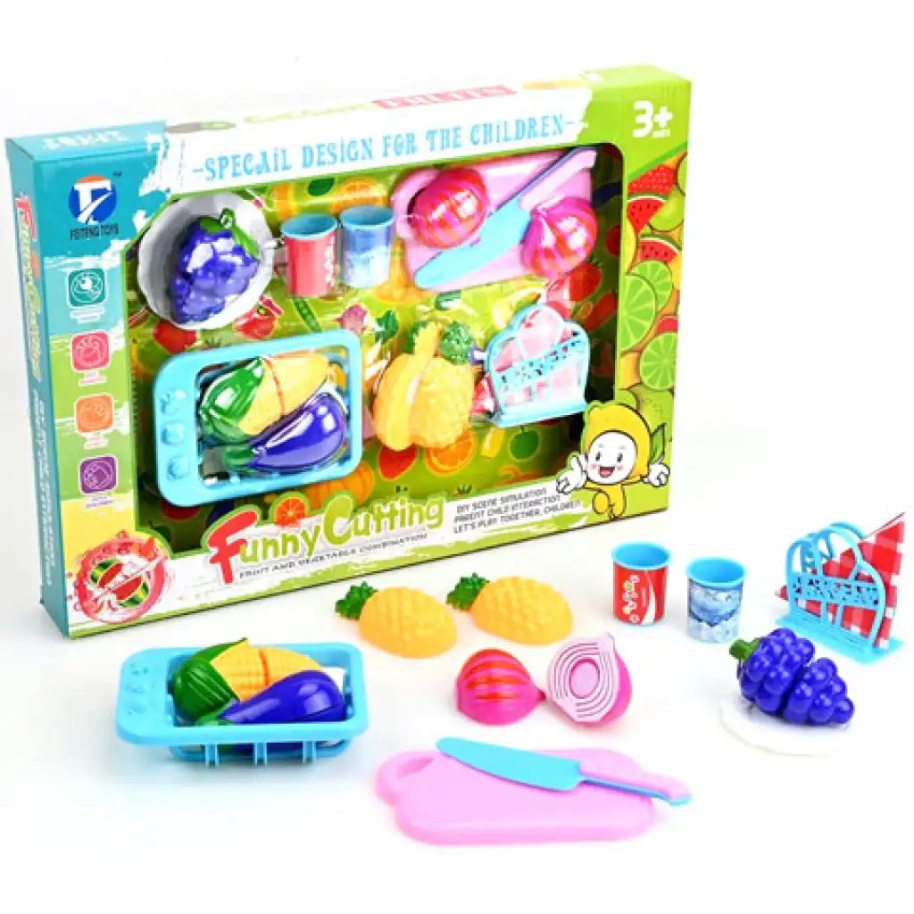 Szeletelő móka élelmiszer játékszett