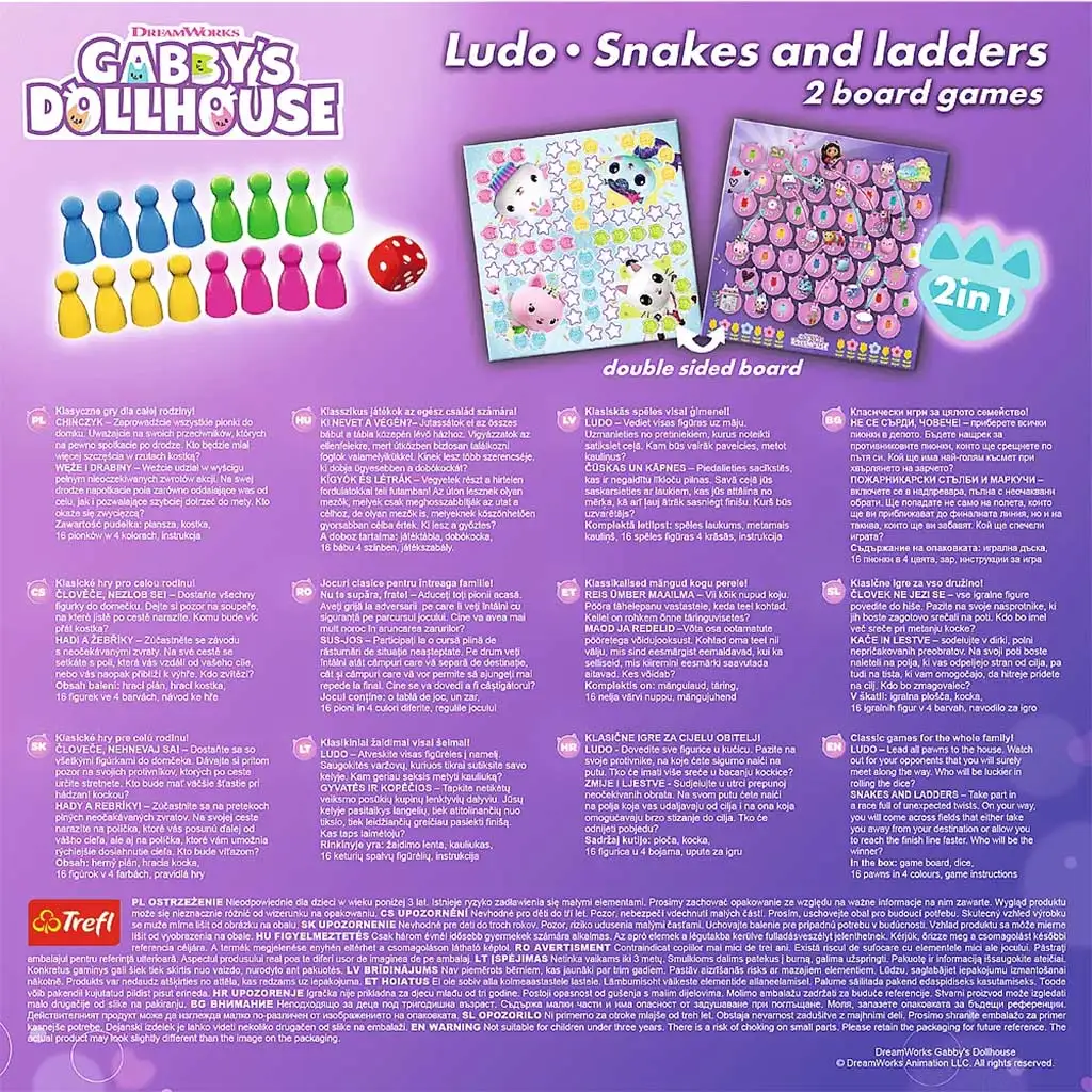 Gabi Babaháza: 2 az 1-ben társasjáték szett - Trefl kép 3
