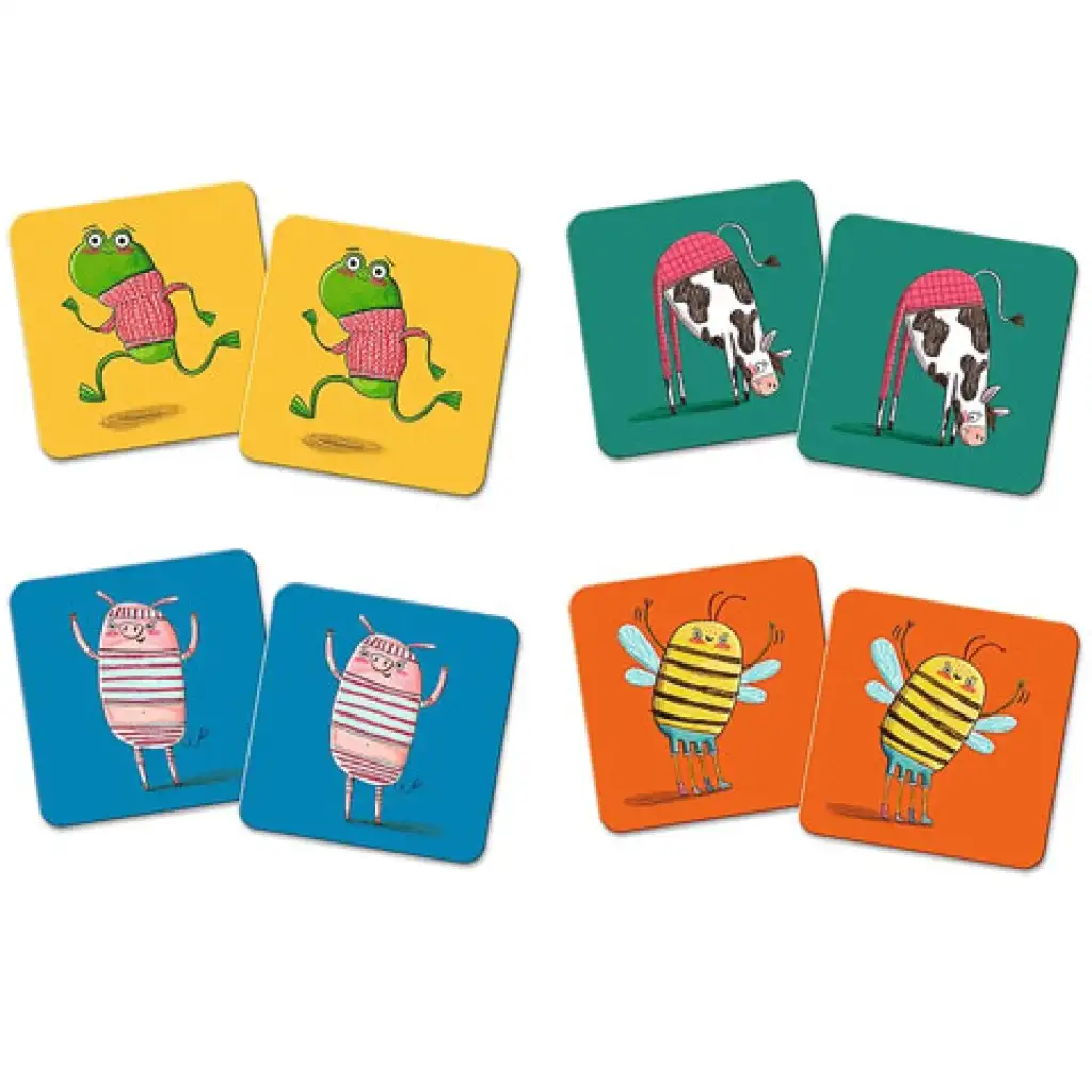 Állatos Classic & Plus memória játék 36db-os - Trefl kép 2