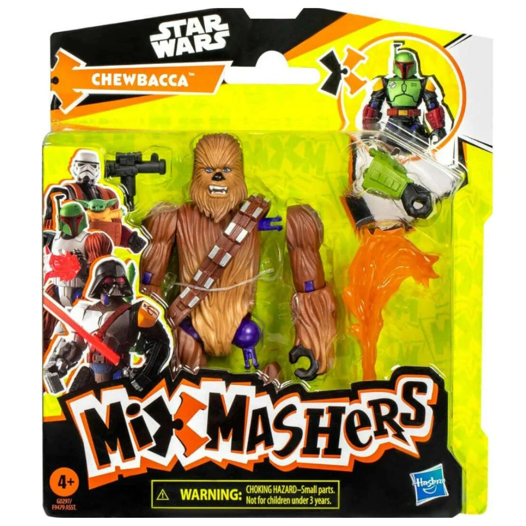 Star Wars: Mix Mashers Chewbacca figura szett kiegészítőkkel – Hasbro