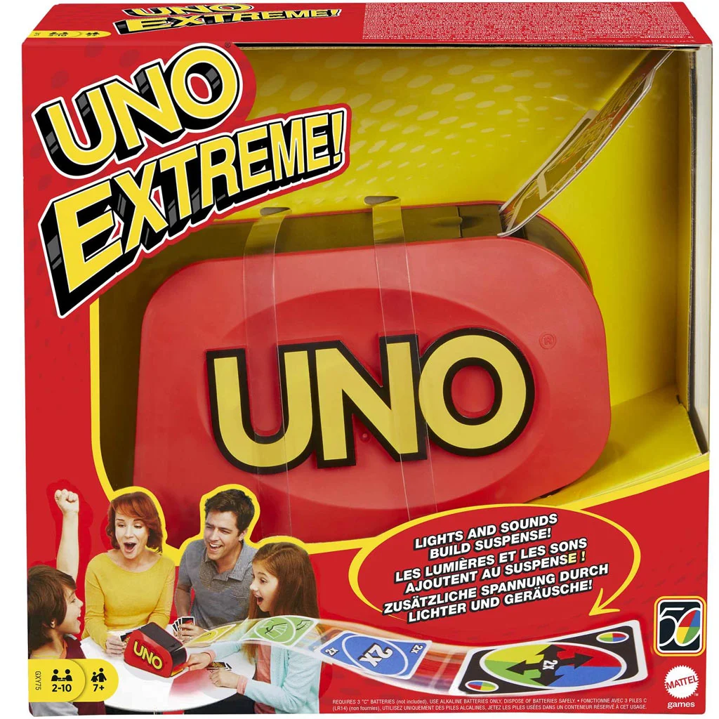 UNO Extreme kártya - Mattel