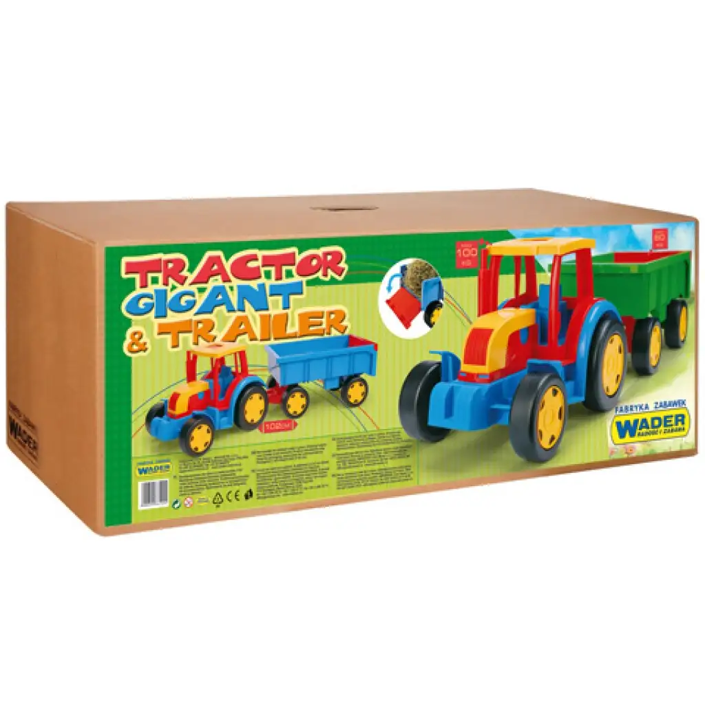 Óriás Traktor utánfutóval - Wader kép 2