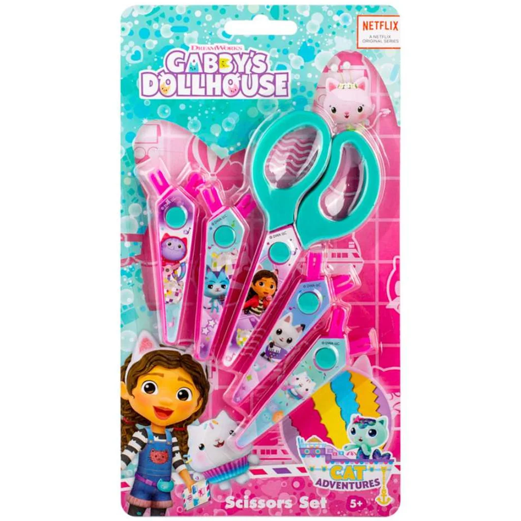 Canenco: Gabi babaháza 5db-os cikk-cakk olló szett