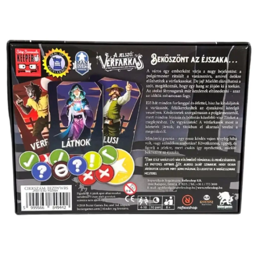 A jelszó: Vérfarkas társasjáték kép 2