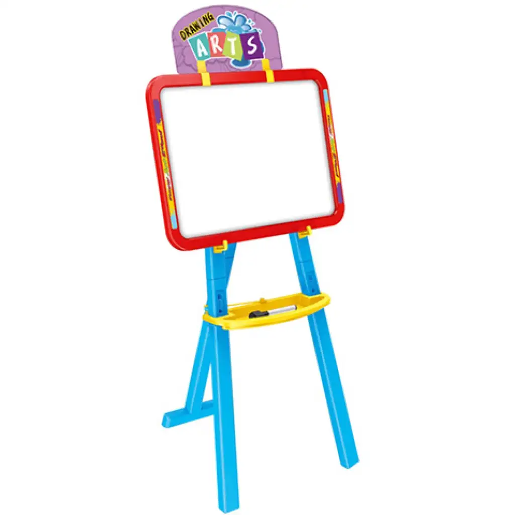 3az 1-ben kétoldalú rajztábla kék színben 40x6x59cm kép 2