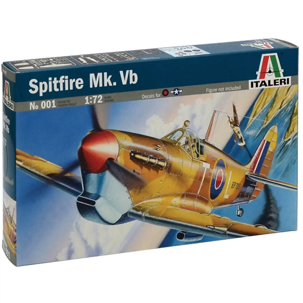 Italeri 1/72 Spitfire Mk. Vb vadászrepülőgép makett
