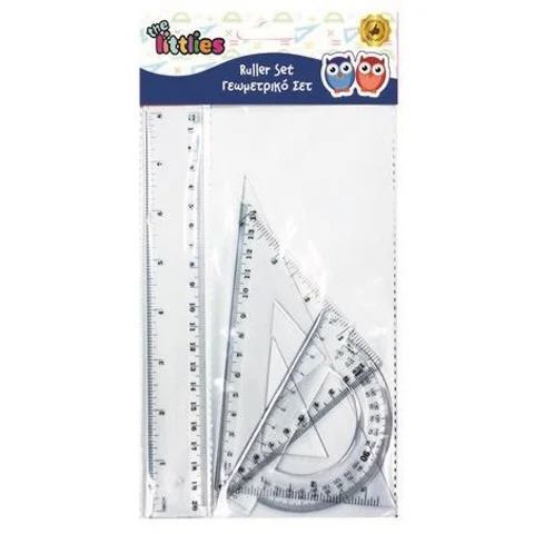 Vonalzó készlet 4db-os 20cm-es