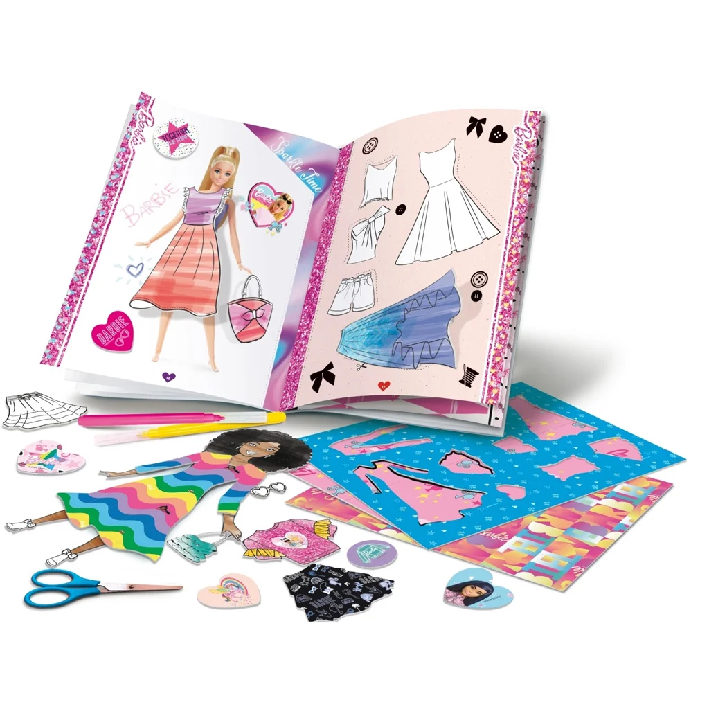 Barbie divatos színező hátizsákban - Lisciani kép 2