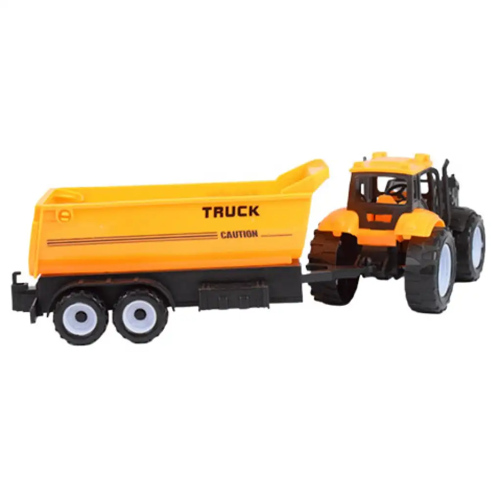 Engineering Truck: Tanker és utánfutós traktor szett 28cm kép 2