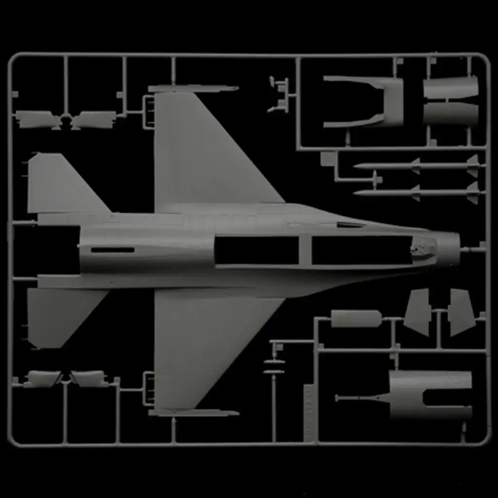 Italeri 1/48 F-16C Fighting Falcon vadászrepülőgép makett kép 7