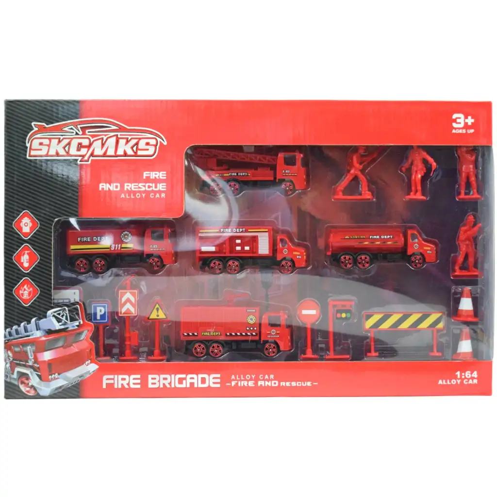 Fire Brigade: Tűzoltósági autó szett kiegészítőkkel kép 4