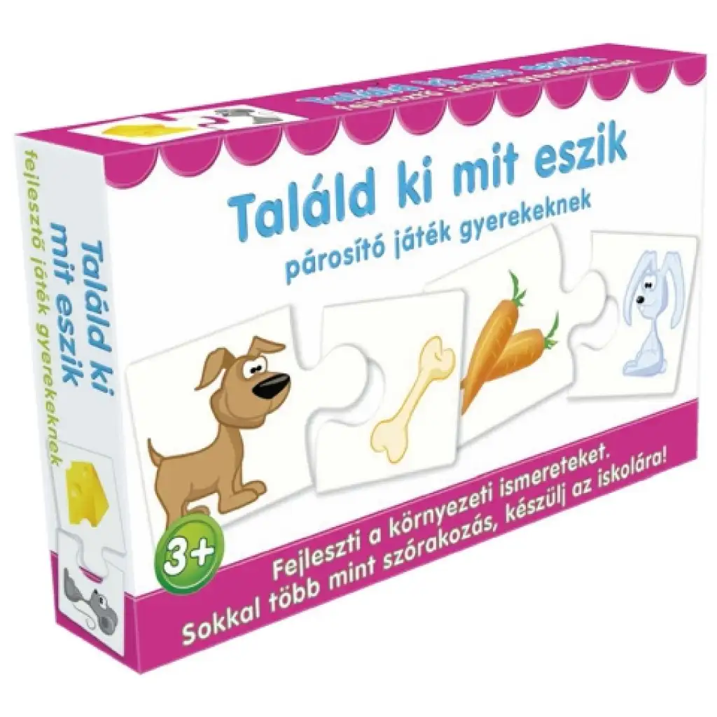 Találd ki mit esznek párosító játék