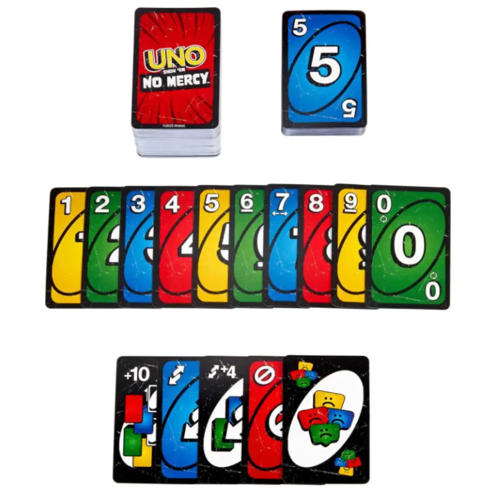 UNO No Mercy: Nincs kegyelem kártyajáték - Mattel kép 3