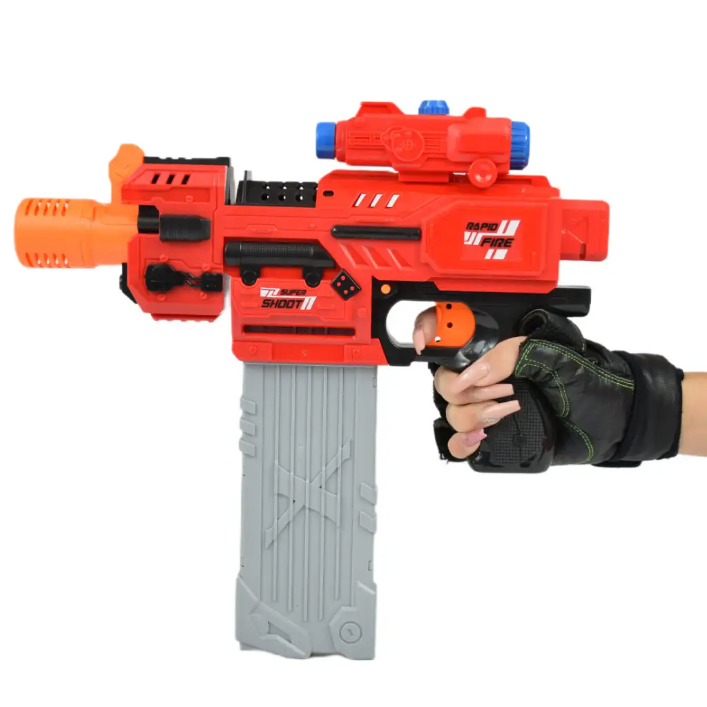 Sniping: Elektromos átalakítható óriás szivacslövő fegyver töltényekkel és céltáblával 79cm kép 2