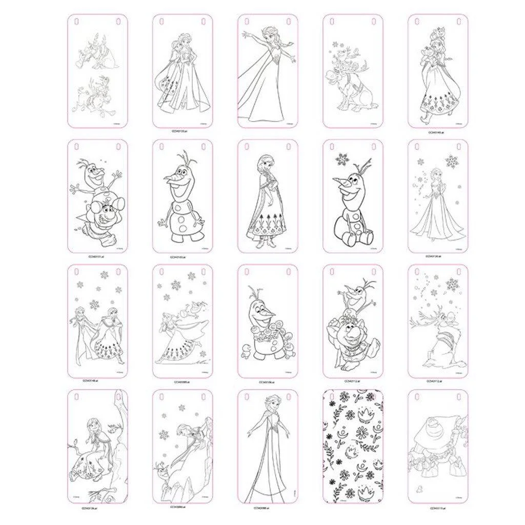 Luna: Jégvarázs 2 - 27db-os kreatív színező szett kép 4