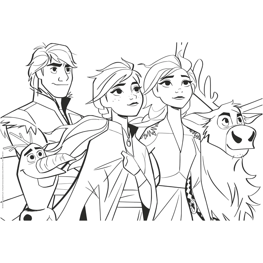 Jégvarázs 2 2 az 1-ben 108db-os puzzle és színező 50x35cm - Lisciani kép 3