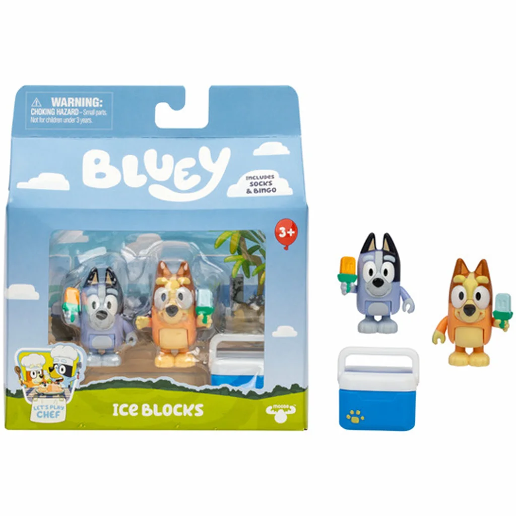 Bluey: Dupla karakter figura csomag - Jégkrém kép 2