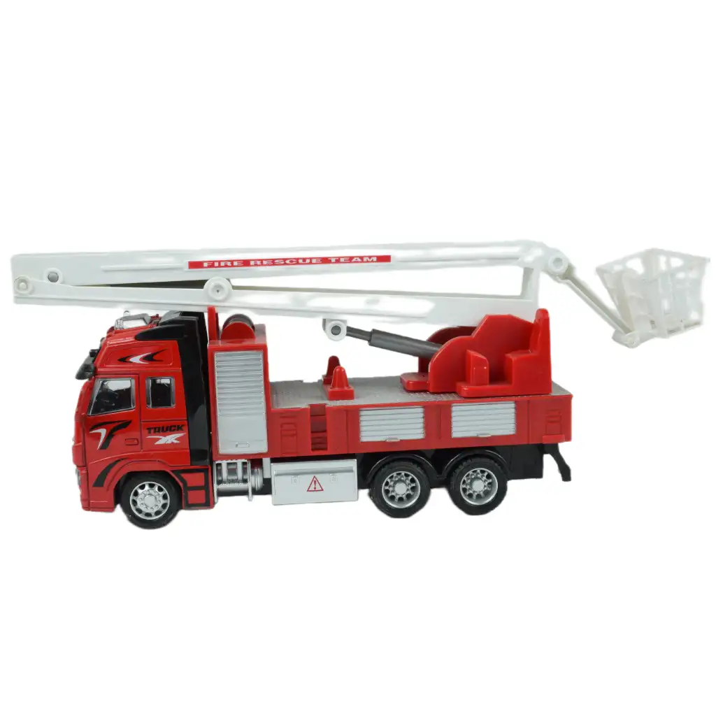 Fire Truck: Lendkerekes tűzoltókamion többféle változatban 19cm kép 3