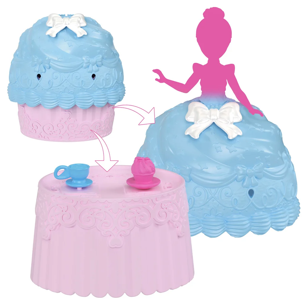 Disney Hercegnők: Mini cupcake meglepetés baba 1db - Mattel kép 2