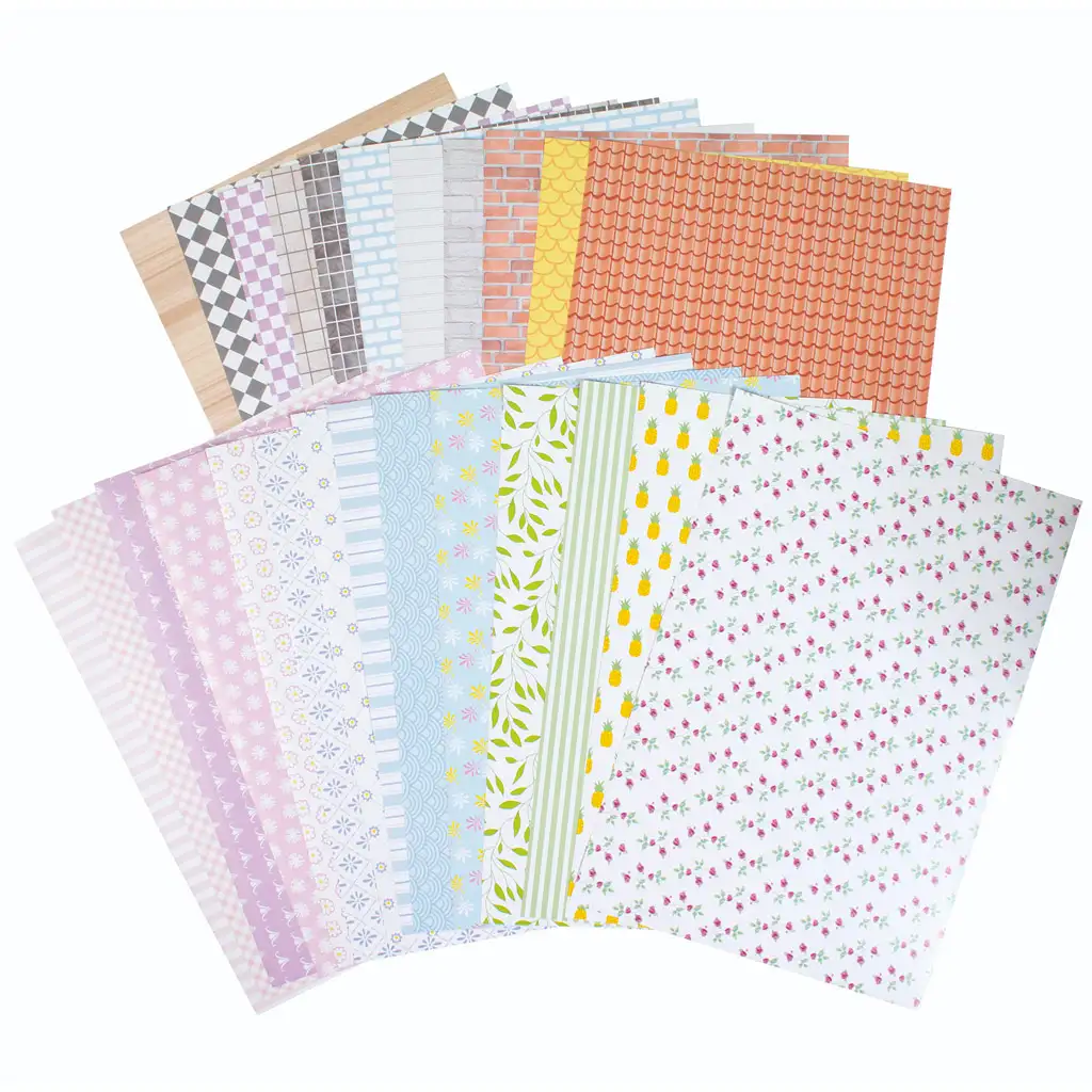 PlayBox: Mintás dekor kartonpapír 25 lapos kép 2