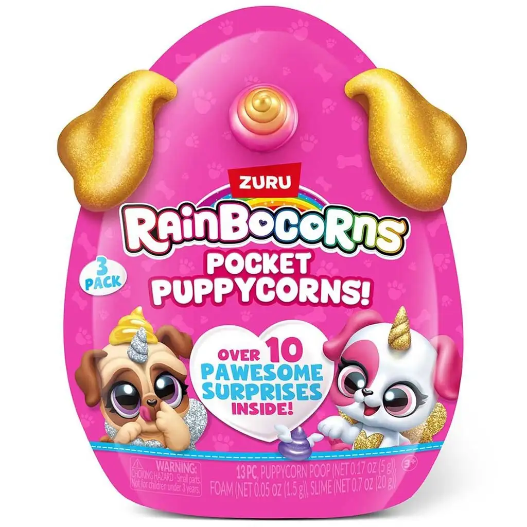 Rainbocorns: Pocket Puppycorn meglepetés kutyus többféle változatban 1db