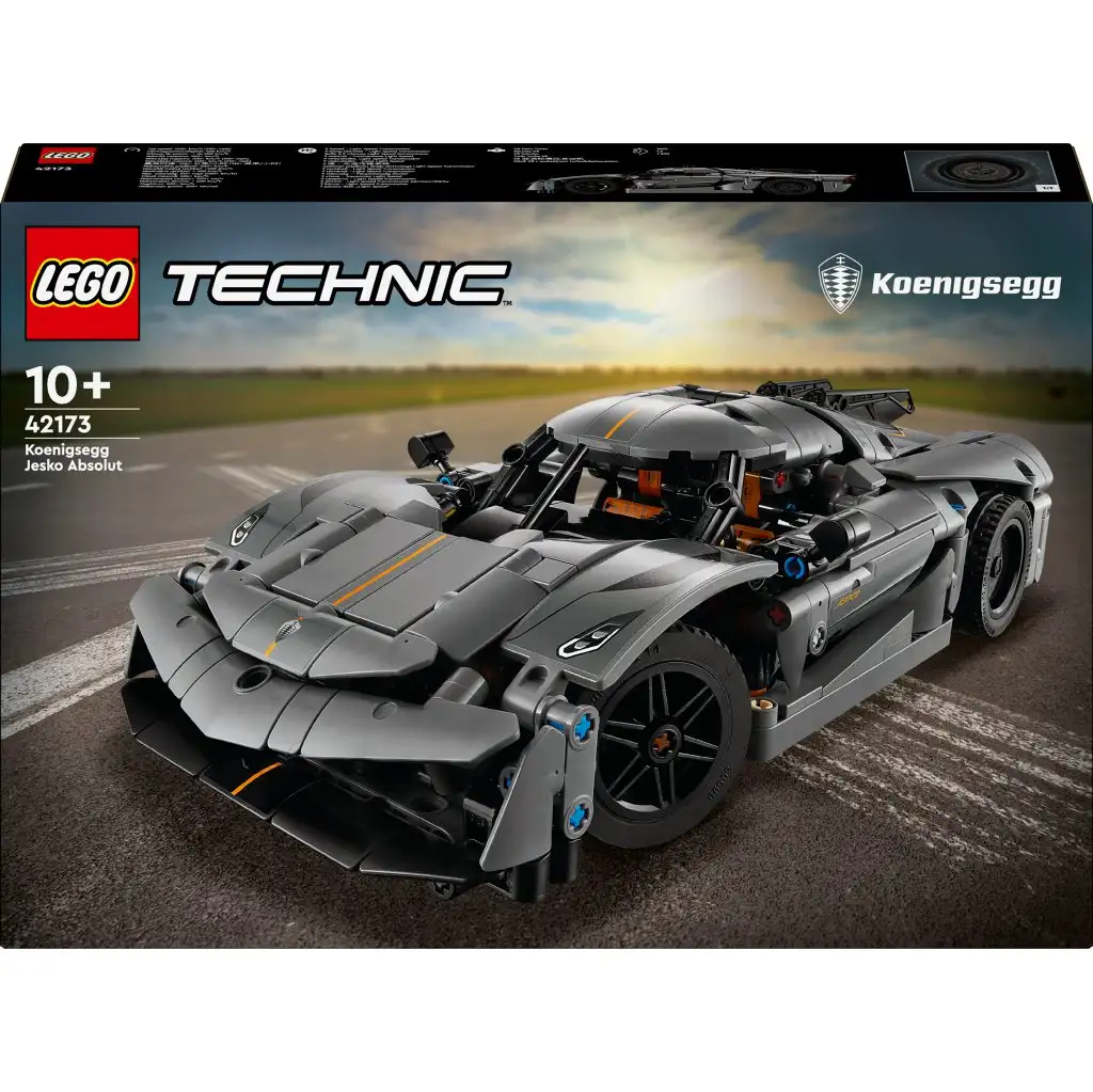 LEGO® Technic: Koenigsegg Jesko Absolut szürke hiperautó (42173)