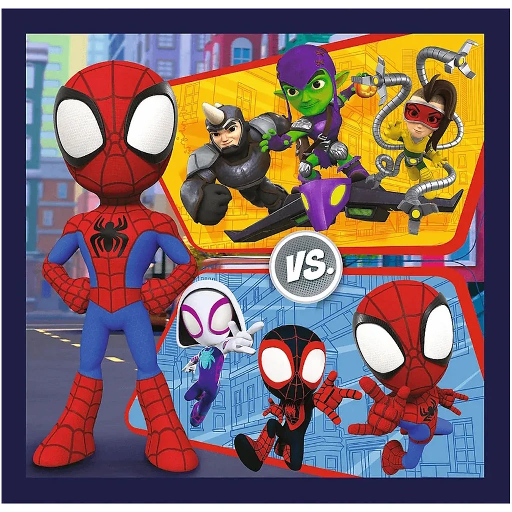 Spidey és barátai 3 az 1-ben 20-36-50db-os puzzle - Trefl kép 3