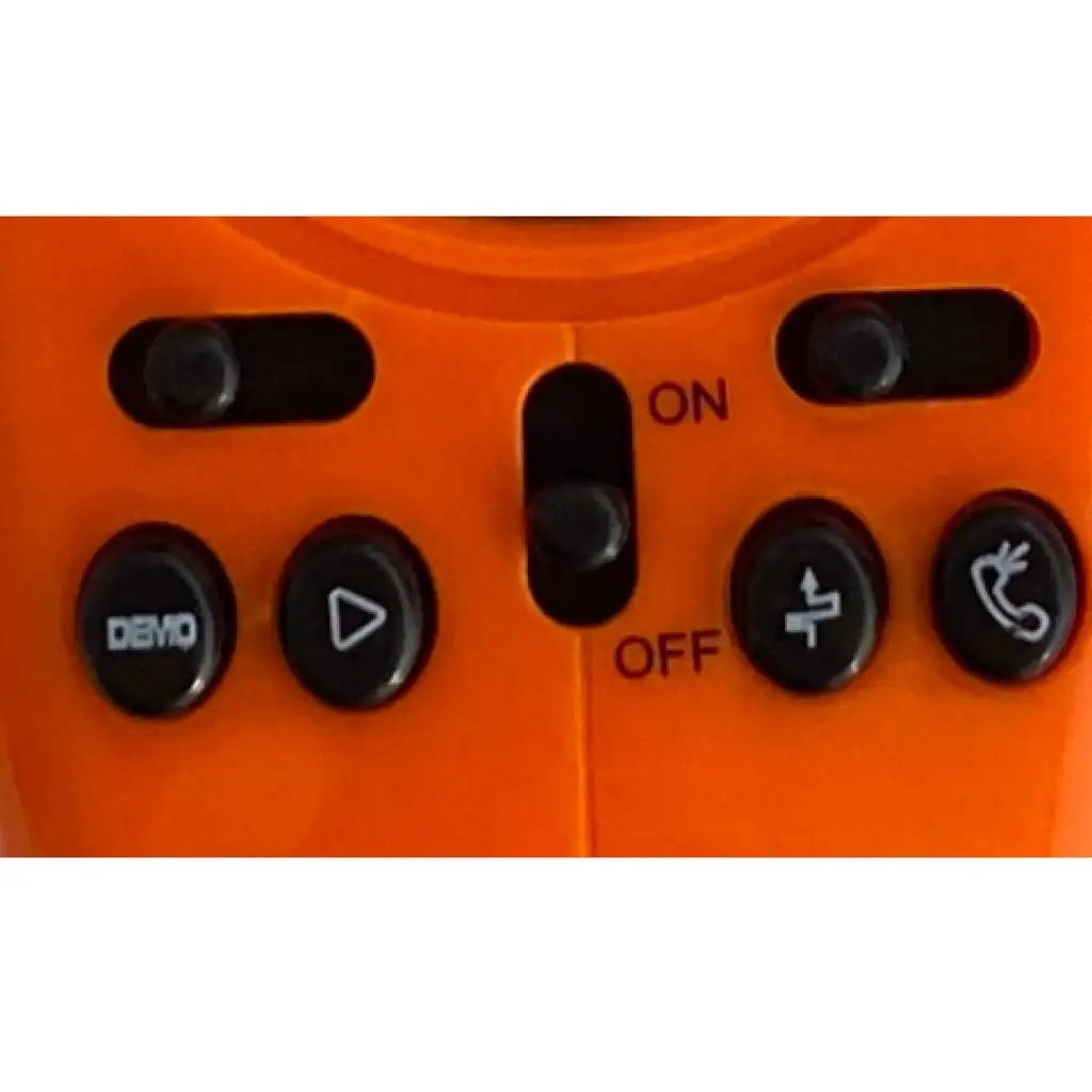 RC interaktív TalkBot robot walkie-talkie üzemóddal narancssárga színben 2,4GHz kép 5