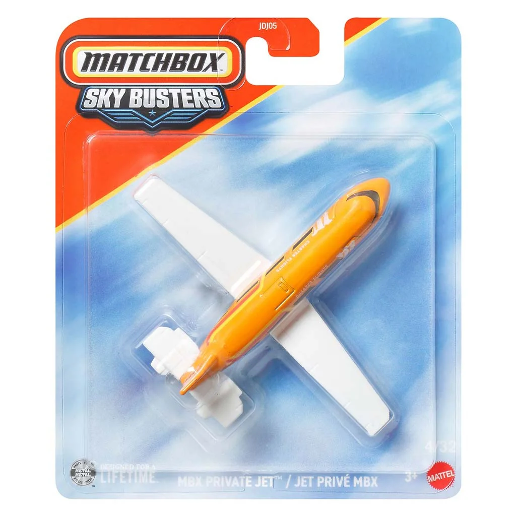 Matchbox Sky Busters: Private Jet repülő modell 1/64 - Mattel