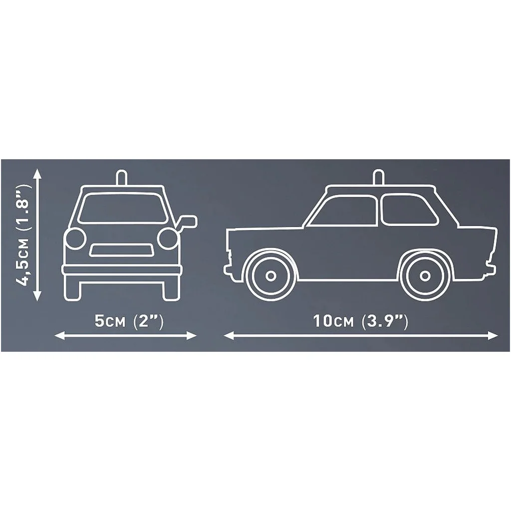 COBI: Trabant 601 Polizei építőjáték (24541) kép 3