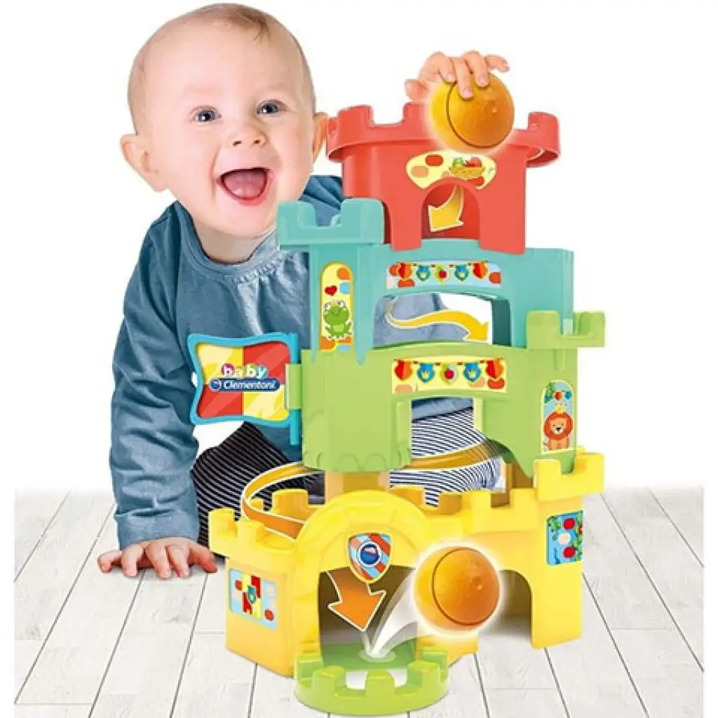 Kastély golyópálya bébijáték - Clementoni baby kép 5