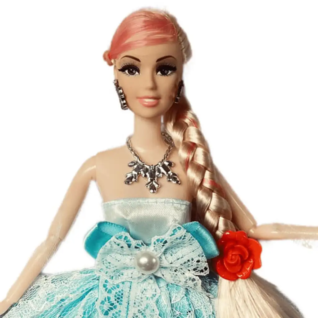 Nicky: Hercegnő divatbaba táskával 30cm kétféle változatban kép 5