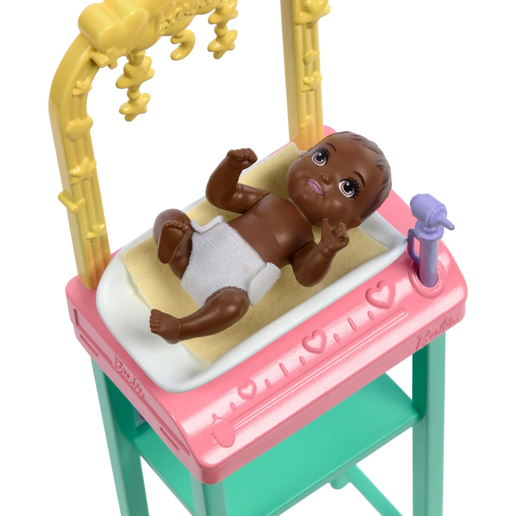 Barbie szőke hajú gyerekorvos karrierbaba játékszett - Mattel kép 4