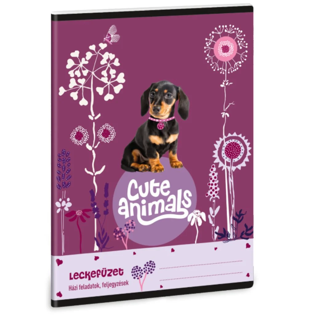 Ars Una: Cuki állatok - Kiskutya leckefüzet 38 lapos A/5